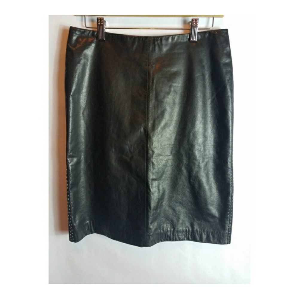 AnnTaylor Leather skirt